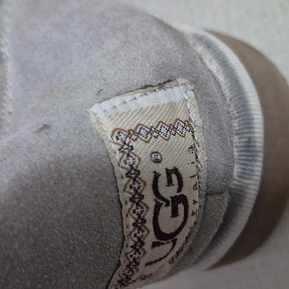 UGG Women's Beige Knit Button Boots - Picture 14 of 15